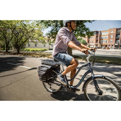 Schwinn Adult Mendocino 26'' Step Through Electric Bike - Matte Blue (LOCAL PICKUP ONLY)