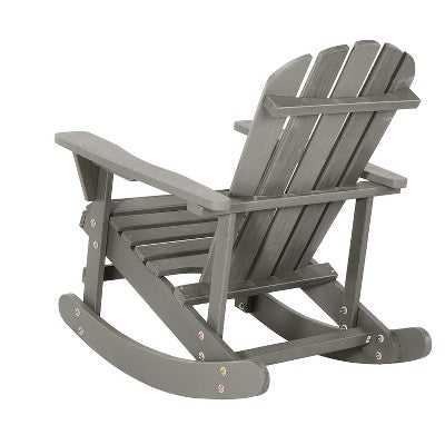 Saint Birch Adirondack  Wooden Rocking Chair, Gray (LOCAL PICKUP ONLY)