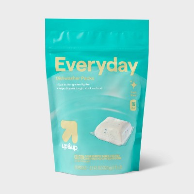 Auto Dish Advanced Dishwasher Detergent Packs - Fresh - 18ct - up&up
