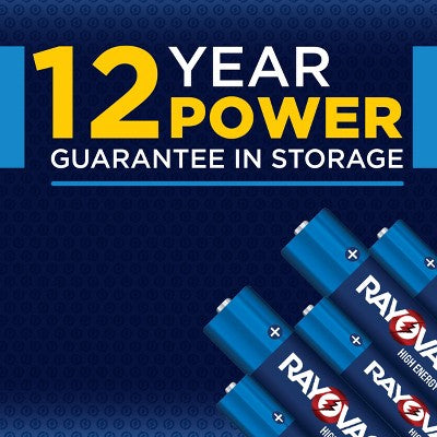 Rayovac High Energy AA Batteries 8pk - Alkaline Battery