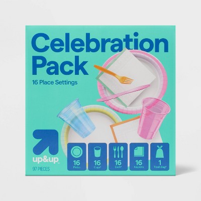 Disposable Table Top Celebration Pack - 97ct - up&up