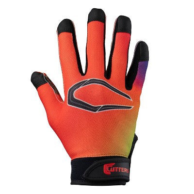 Cutters Game Day Receiver Gloves Youth - Drip Face S/M
