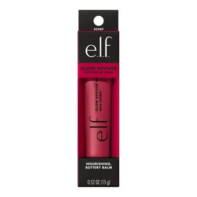 e.l.f. Glow Reviver Melting Lip Balm - Wild Cherry - 0.52oz