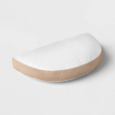 9" x 17" Half Moon Shaped Throw Pillow White - Room Essentials