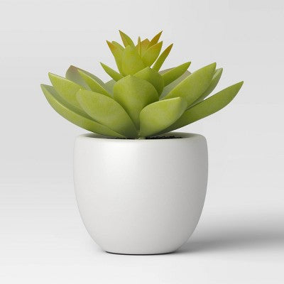 3.5" Mini Tabletop Succulent Artificial Plant - Threshold