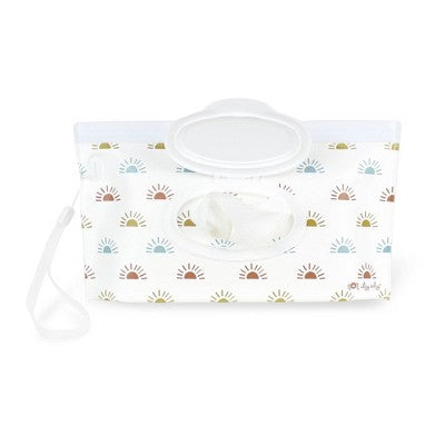 Itzy Ritzy Take & Travel Pouch Reusable Baby Wipes Case - Sun