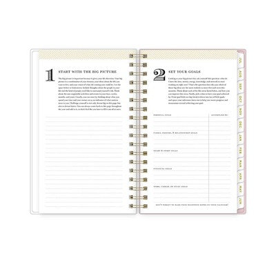 Day Designer 2024-25 Weekly/Monthly Planner 6.125"x3.625" Wirebound Ashley Cottage