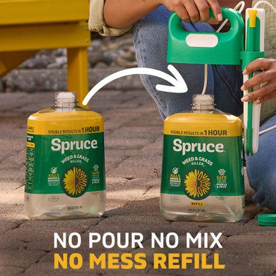 Spruce Weed and Grass Killer Manual Starter Kit 64fl oz
