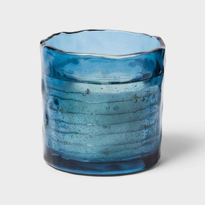 Glass LED Citronella Sun Salt Sea Scented Candle 3.5oz - Threshold