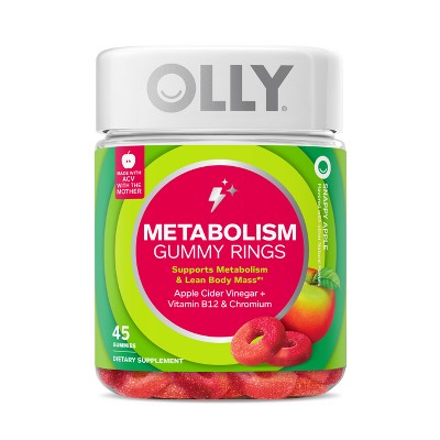OLLY Metabolism Gummy Rings - 45ct
