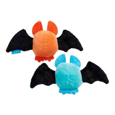 BARK Halloween Good Wingmen Bats Dog Plush Toy - 2pc
