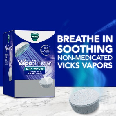 Vicks VapoShower Max Dissolving Vapors - 4ct