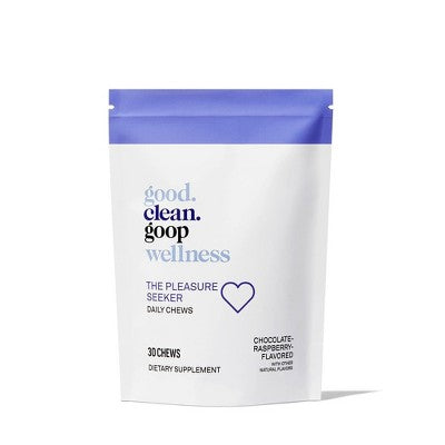 good.clean.goop wellness The Pleasure Seeker Daily Vegan Chews with Saffron and Maca Root Extracts - 30ct