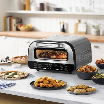 Gourmia All-In-One Indoor Pizza Oven, Toaster Oven, and Air Fryer w/ 6 Pizza Presets and 7 Cooking Functions: 1800W (LOCAL PICKUP ONLY)