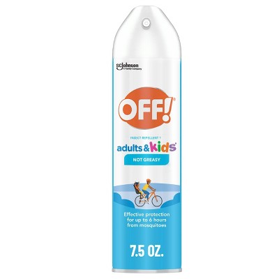 OFF! Adults and Kids' Insect Repellent Aerosol Picaridin Bug Spray - 7.5oz