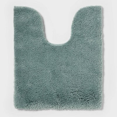 Spa Plush Contour Bath Rug Sage Green - Threshold