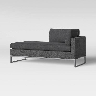 Howell 2pc Left Arm Patio Loveseat & Corner Chaise Lounge Chair Gray - Project 62 (LOCAL PICKUP ONLY)