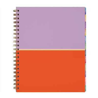 Inspired by Erin Condren 2025-2026 12 month Dated Teacher Lesson Planner Colorblock Lilac, Teacher Supplies