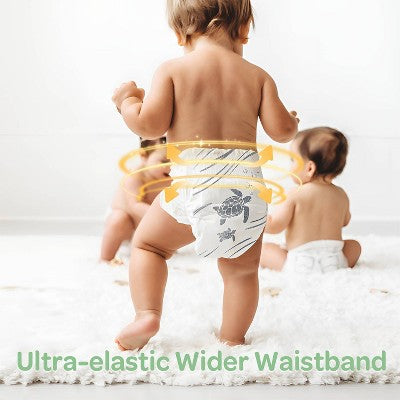 Parasol Clear+Dry Natural Disposable Diapers - Size 2 - 12ct