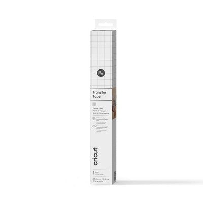 Cricut 12" x 48" Vinyl Transfer Tape: Clear PET Material, Compatible with All Cricut Machines, Craft Cutting Materials