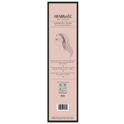 The Hair Edit Harmony Elastic Headband - Terracotta Rose