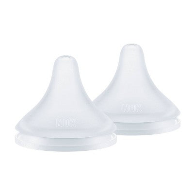 NUK Perfect Match Bottle Nipples - Medium Flow - 2pk