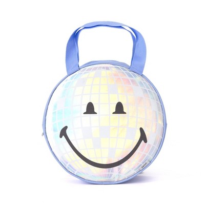 Yoobi SmileyWorld Round Disco Ball Lunch Tote - Blue