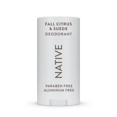 Native Limited Edition Fall Getaway Deodorant - Fall Citrus & Suede- 2.65oz