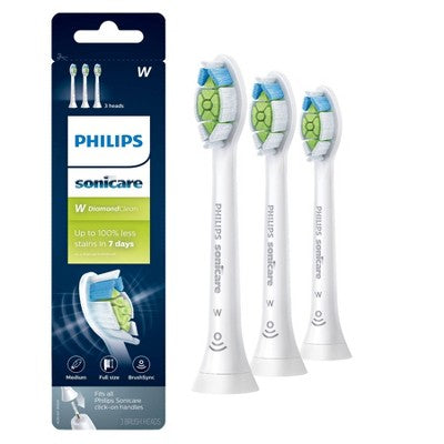 Philips Sonicare W2 DiamondClean Replacement Head - HX6063/65 - White - 3pk