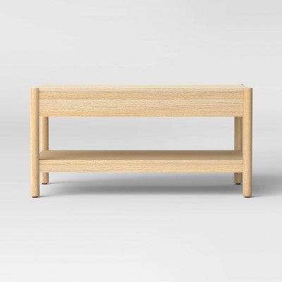 Scandi Coffee Tables Table With Drawers Natural - Room Essentials (LOCAL PICKUP ONLY)