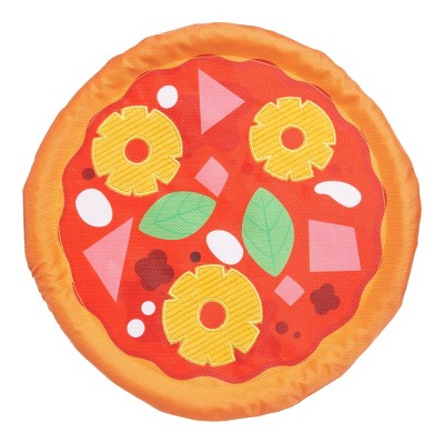 BARK Barkbuster Movie Night Hawhine Pizza Dog Food Shaped Plush Toy