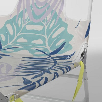 Outdoor Portable Folding Beach Coral Branch Lounger Chair - Sun Squad