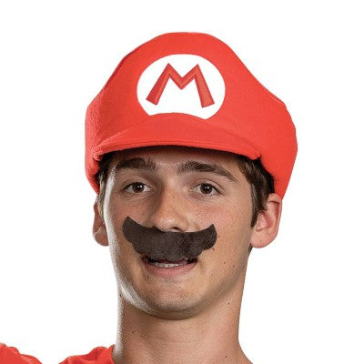 Adult Super Mario Bros Elevated Halloween Accessory Kit Mario One Size Fits Most