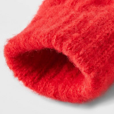 Baby Boys' Checkered Hat and Glove Set - Cat & Jack Red Newborn