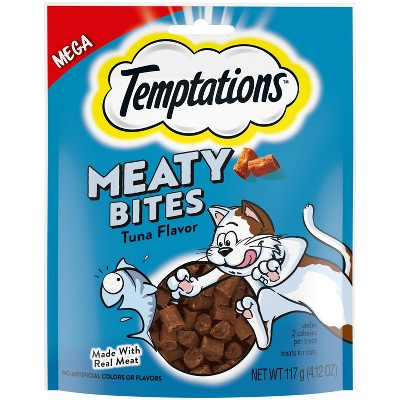 Temptations Meaty Bites Tuna Jerky Cat Treats - 4.1oz