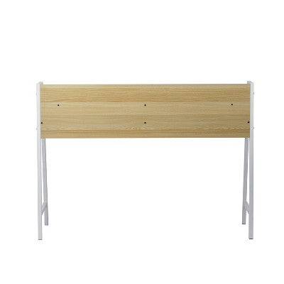 Saint Birch Fenton 47-inch Writing Desk with 2 Drawers, Natural/White (LOCAL PICKUP ONLY)