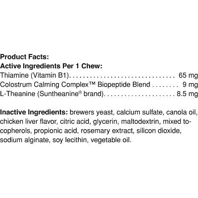 Pet Naturals Calming for Cats, Behavior and Anxiety Support Treat, Chicken Liver Flavor, 30 count