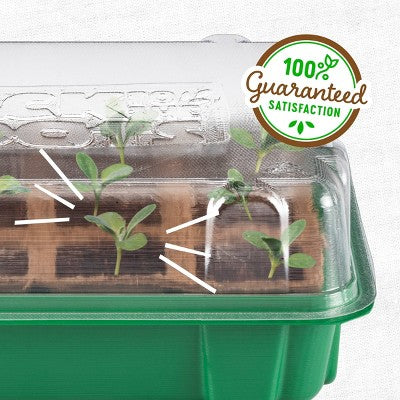 Back to the Roots Organic & Plantable Greenhouse Germination Kit 12 Cell