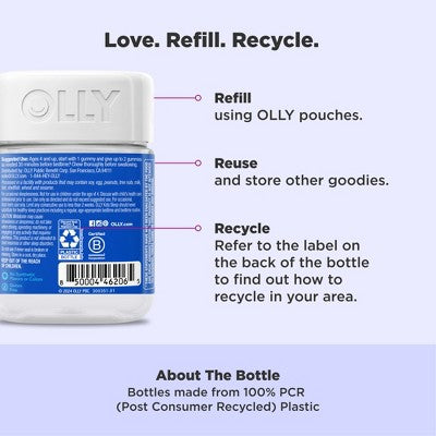 OLLY Kids' Sleep Gummies with .5mg Melatonin - Raspberry - 50ct