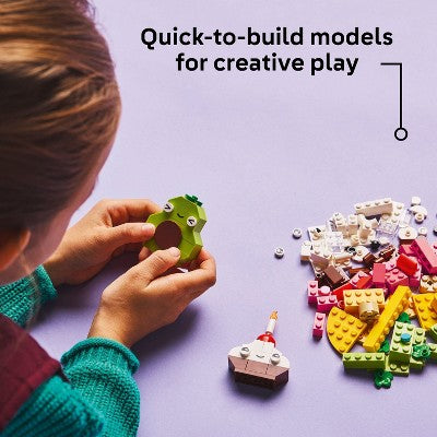 LEGO Classic Creative Food Friends Building Toy, Pretend Play Food 11039