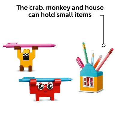 LEGO Classic Creative Happy Box Building Set, Learning and Educational Toy 11042