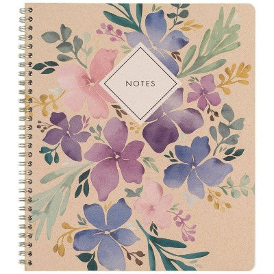 Cambridge 160pg Ruled Notebook 9.875"x8.75" Floral