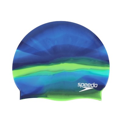 Speedo Adult Printed Swim Cap - Navy