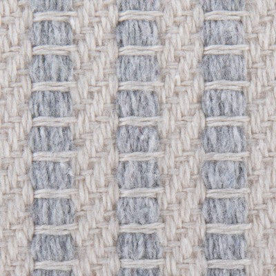 Round Pouf Knitted Gray - LumiSource: Cotton Upholstered, No Assembly, 250lb Capacity