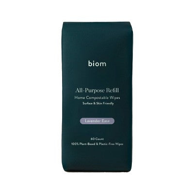 Biom Lavender Ease All Purpose Cleaning Wipes Refill - 60ct