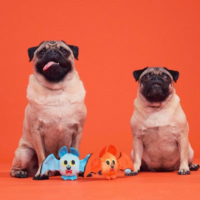 BARK Halloween Good Wingmen Bats Dog Plush Toy - 2pc