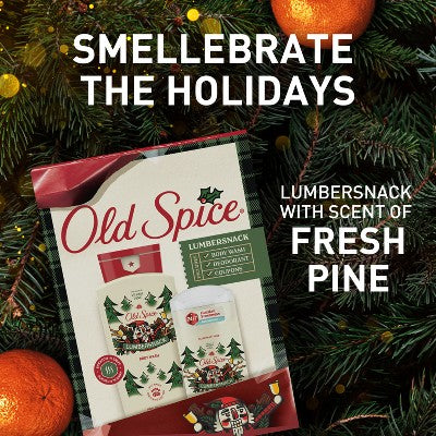 Old Spice Holidude Lumbersnack Body Wash and Deodorant Holiday Gift Set - 2ct