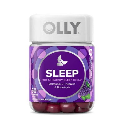 OLLY Restful Sleep Gummies - Blackberry - 50ct