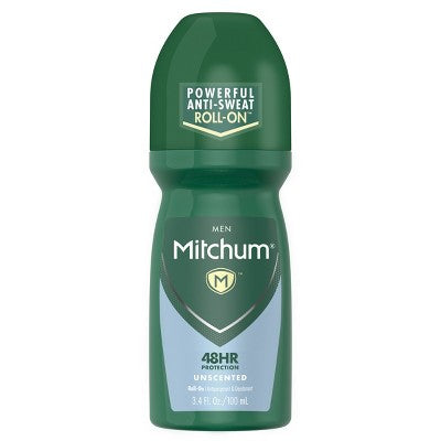 Mitchum Men's Advanced Control Antiperspirant & Deodorant Roll-on Unscented - 3.4oz