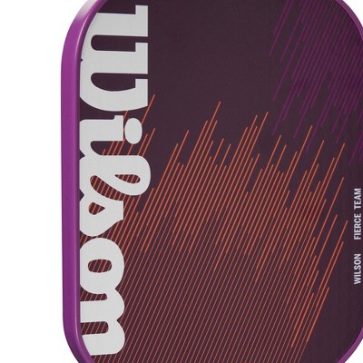 Wilson 16'' Fierce Team Traditional Pickleball Paddle - Purple
